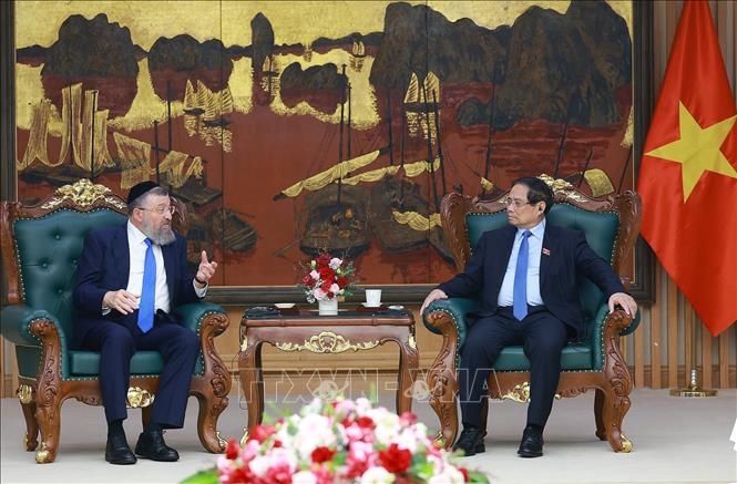 Thủ tướng Phạm Minh Chính tiếp Bộ trưởng Bộ Lao động Israel