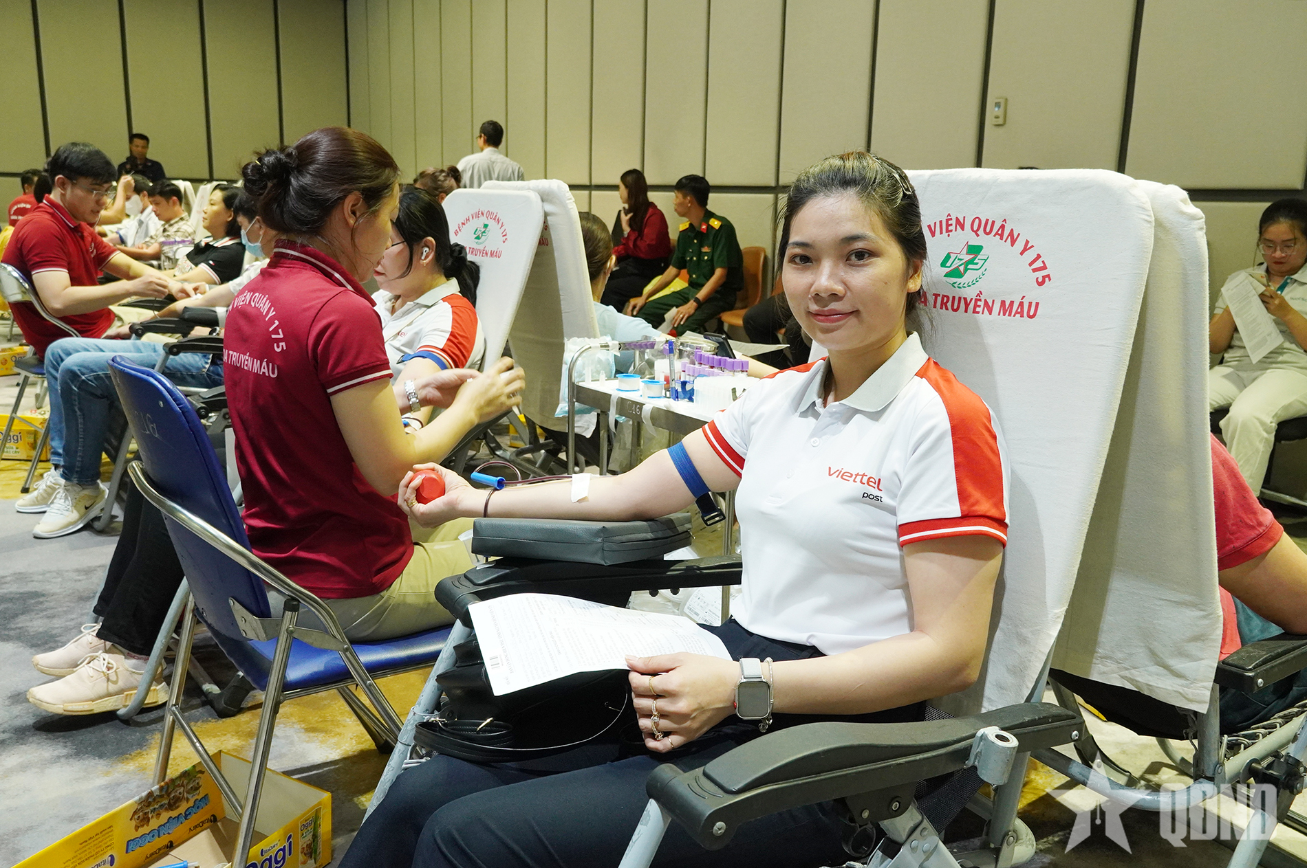 Cán bộ, người lao động Viettel khu vực TP Hồ Chí Minh hăng hái hiến máu tình nguyện