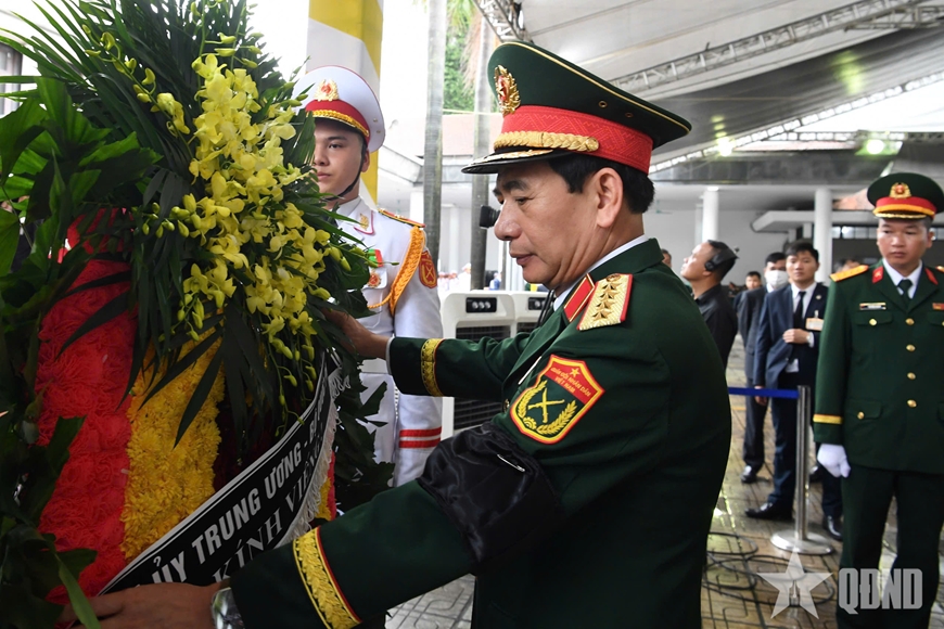 Cử hành trọng thể Lễ viếng nguyên Chủ tịch nước Trần Đức Lương
