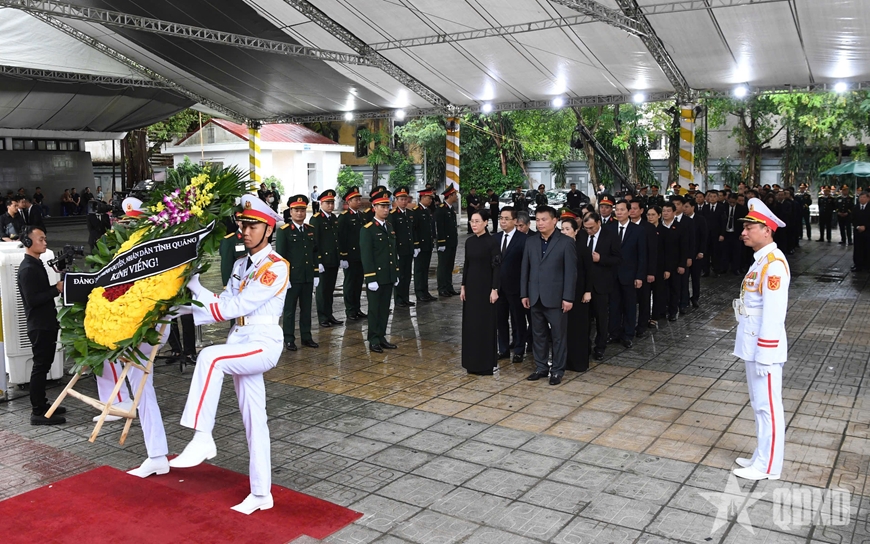 Cử hành trọng thể Lễ viếng nguyên Chủ tịch nước Trần Đức Lương