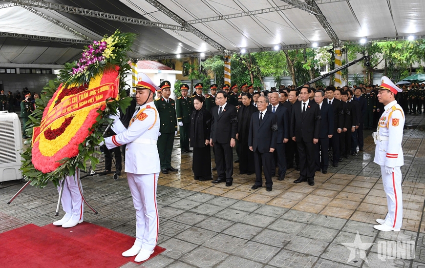 Cử hành trọng thể Lễ viếng nguyên Chủ tịch nước Trần Đức Lương