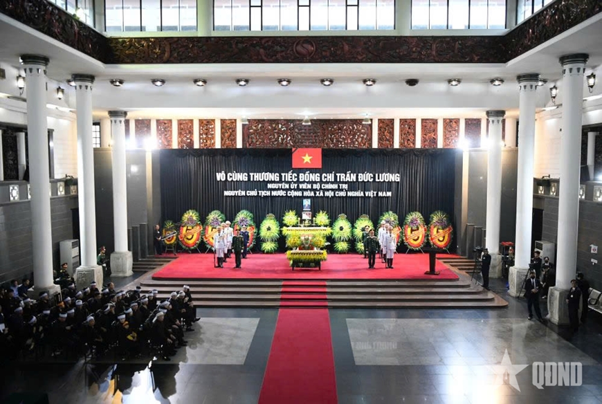 Cử hành trọng thể Lễ truy điệu nguyên Chủ tịch nước Trần Đức Lương