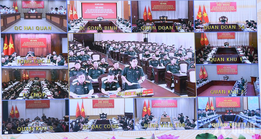 Đại tướng Phan Văn Giang chủ trì hội nghị lấy ý kiến dự thảo Nghị quyết về sửa đổi, bổ sung một số điều của Hiến pháp năm 2013