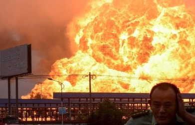 Trung Quốc: Nổ lớn tại nhà máy hóa chất ở tỉnh Sơn Đông