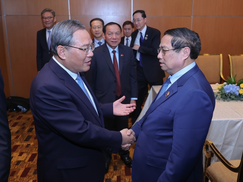 Hội nghị Cấp cao ASEAN: Thủ tướng Phạm Minh Chính hội đàm với Thủ tướng Trung Quốc Lý Cường