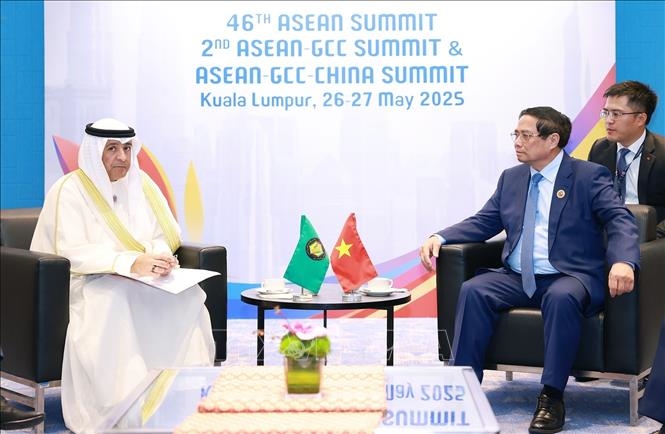 Hội nghị Cấp cao ASEAN: Thủ tướng Phạm Minh Chính gặp Tổng Thư ký GCC