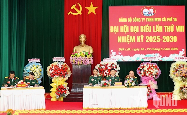 Đảng bộ Công ty TNHH MTV Cà phê 15 tổ chức thành công Đại hội lần thứ VIII