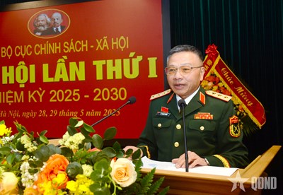 View - 	Thượng tướng Lê Quang Minh dự Đại hội Đảng bộ Cục Chính sách - Xã hội