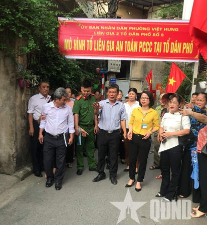 Hiệu quả từ mô hình tổ liên gia phòng cháy, chữa cháy