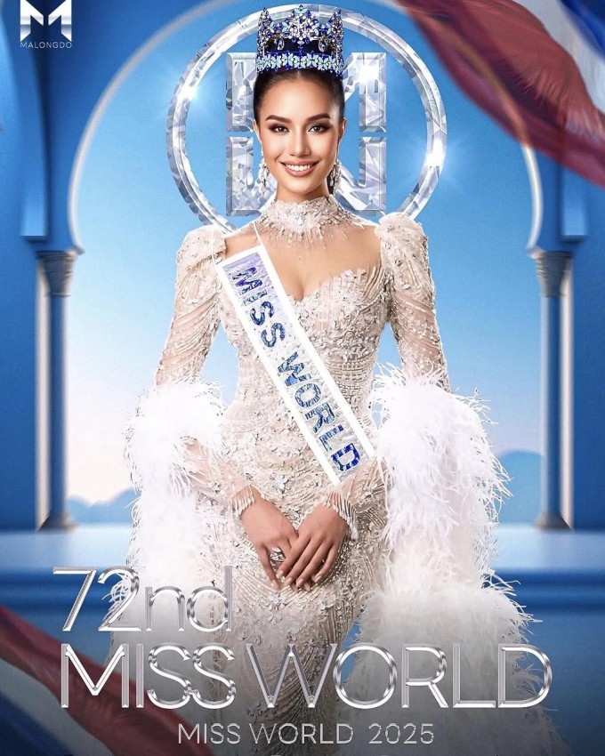 Người đẹp Thái Lan đăng quang Hoa hậu Thế giới 2025