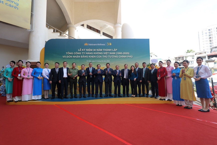 Thủ tướng Phạm Minh Chính dự Lễ kỷ niệm 30 năm thành lập Vietnam Airlines