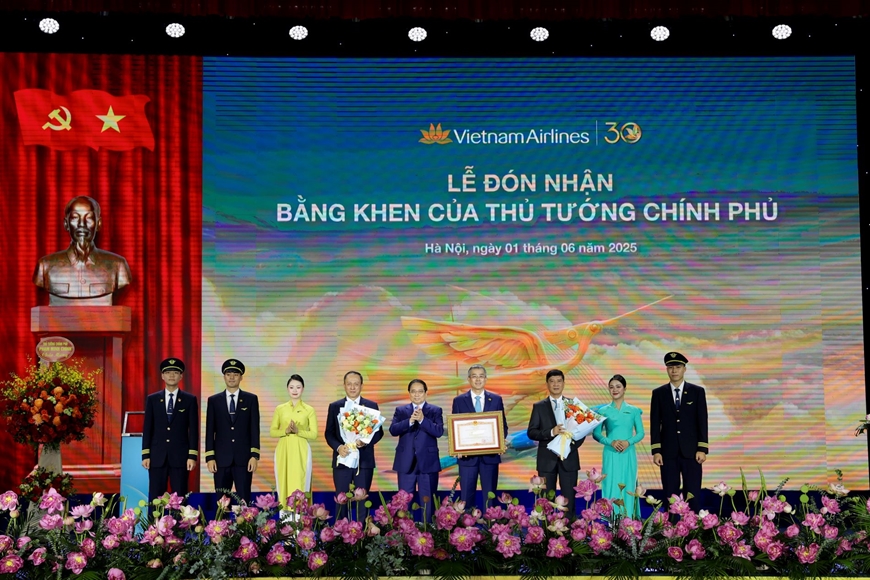 Thủ tướng Phạm Minh Chính dự Lễ kỷ niệm 30 năm thành lập Vietnam Airlines