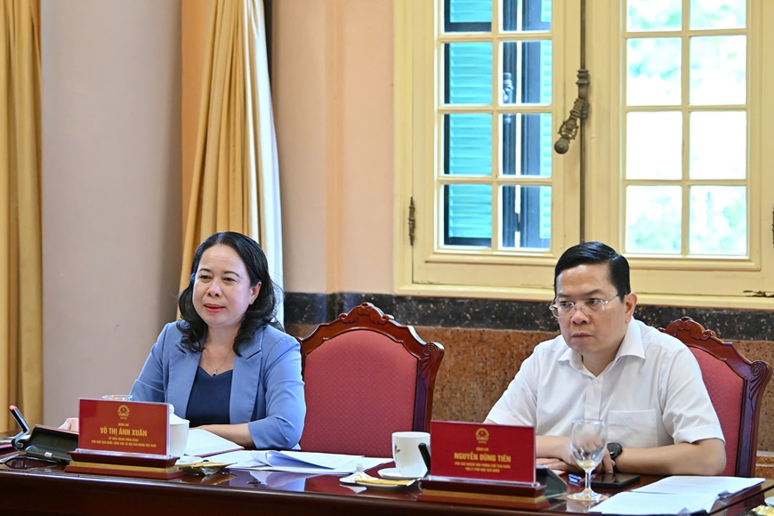 Chủ tịch nước Lương Cường làm việc Văn phòng Chủ tịch nước về các nhiệm vụ trọng tâm tháng 6