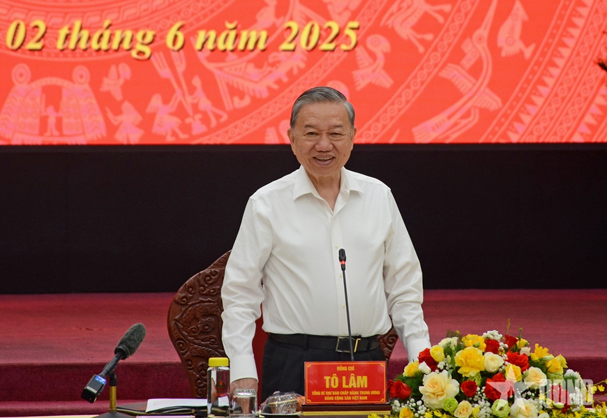 Tổng Bí thư Tô Lâm: Tỉnh Gia Lai mới cần xác lập và thực hiện 3 đột phá chiến lược