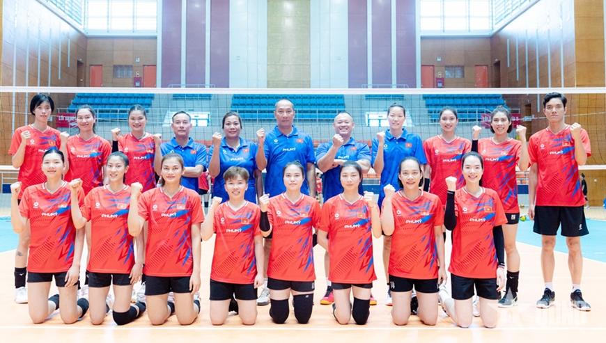 Bóng chuyền nữ Việt Nam tự tin chinh phục AVC Nations Cup