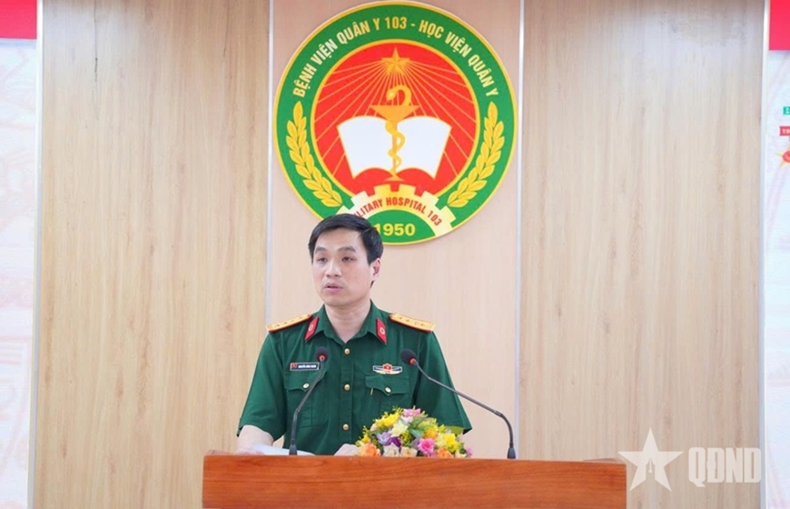 Phát động đợt thi đua cao điểm “Lập công dâng Đảng” chào mừng Đại hội đại biểu Đảng bộ Bệnh viện Quân y 103