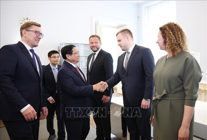 Thủ tướng Phạm Minh Chính hội đàm với Thủ tướng Estonia Kristen Michal