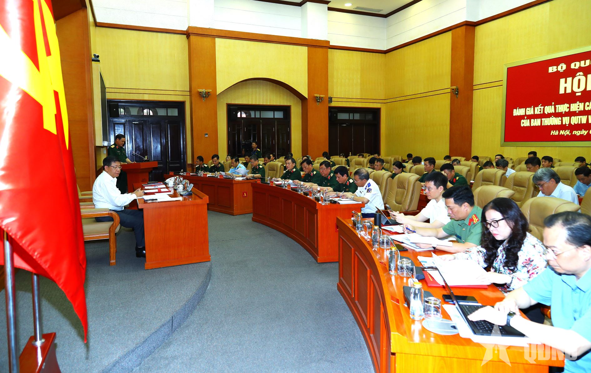 Bộ Quốc phòng và TP Hà Nội làm việc về kết quả thực hiện các nhiệm vụ trọng tâm