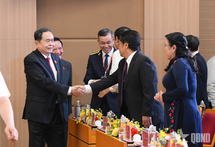 Chủ tịch Quốc hội Trần Thanh Mẫn dự Đại hội đại biểu Đảng bộ Kiểm toán Nhà nước nhiệm kỳ 2025-2030