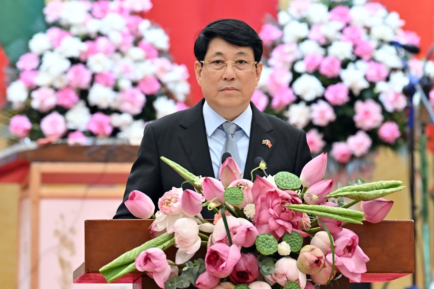 Chủ tịch nước Lương Cường chủ trì chiêu đãi chính thức Tổng thống Litva