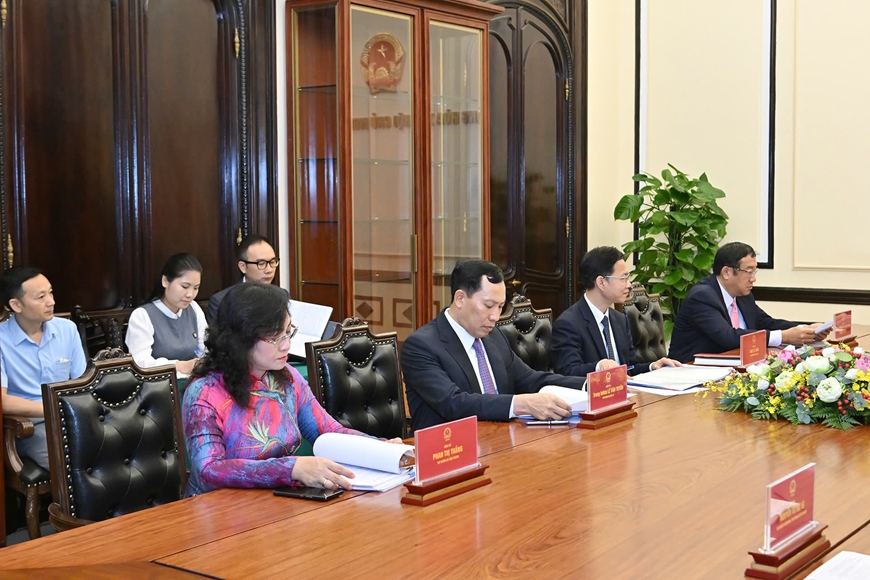 Chủ tịch nước Lương Cường điện đàm với Tổng thống Hàn Quốc Lee Jae Myung