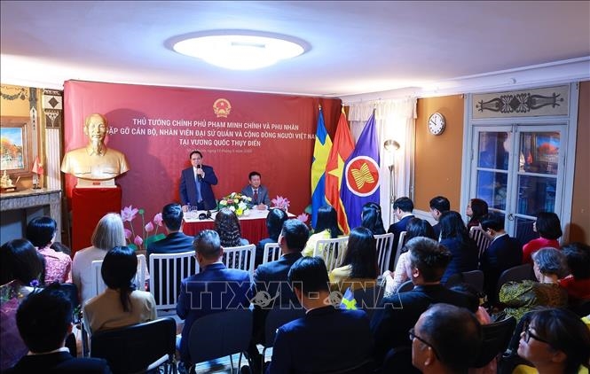Thủ tướng Phạm Minh Chính: Bà con làm việc, đóng góp tại Thụy Điển cũng như làm việc, đóng góp tại Việt Nam