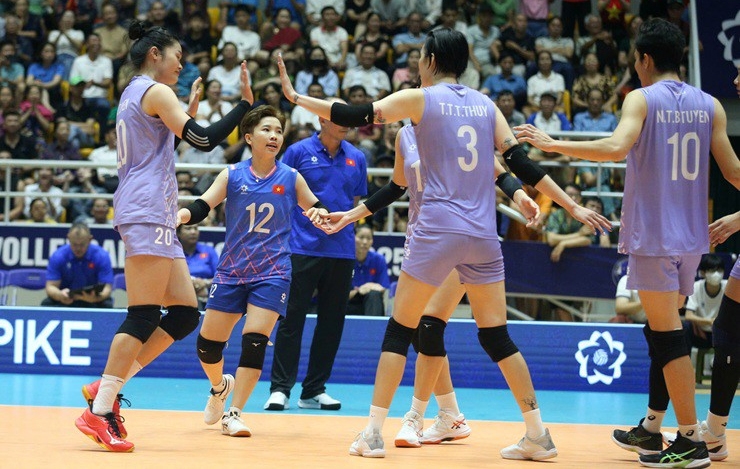 Bóng chuyền nữ Việt Nam thẳng tiến vào chung kết AVC Nations Cup 2025