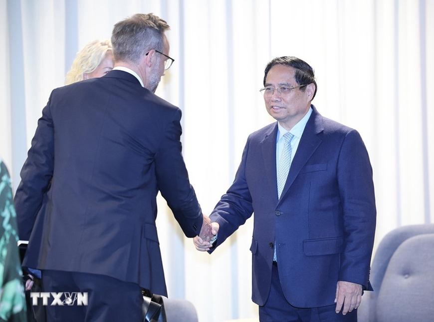 Thủ tướng Phạm Minh Chính làm việc với các tập đoàn hàng đầu Thụy Điển