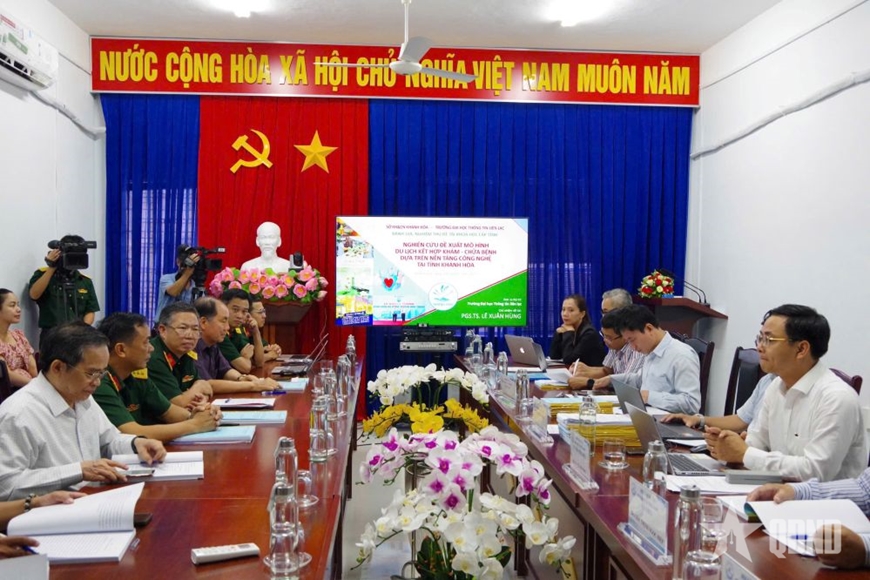 Nghiệm thu đề tài du lịch kết hợp khám, chữa bệnh tại Khánh Hòa
