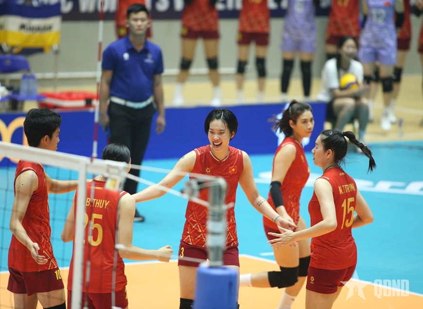 Tuyển bóng chuyền nữ Việt Nam lần thứ 3 liên tiếp vô địch AVC Nations Cup
