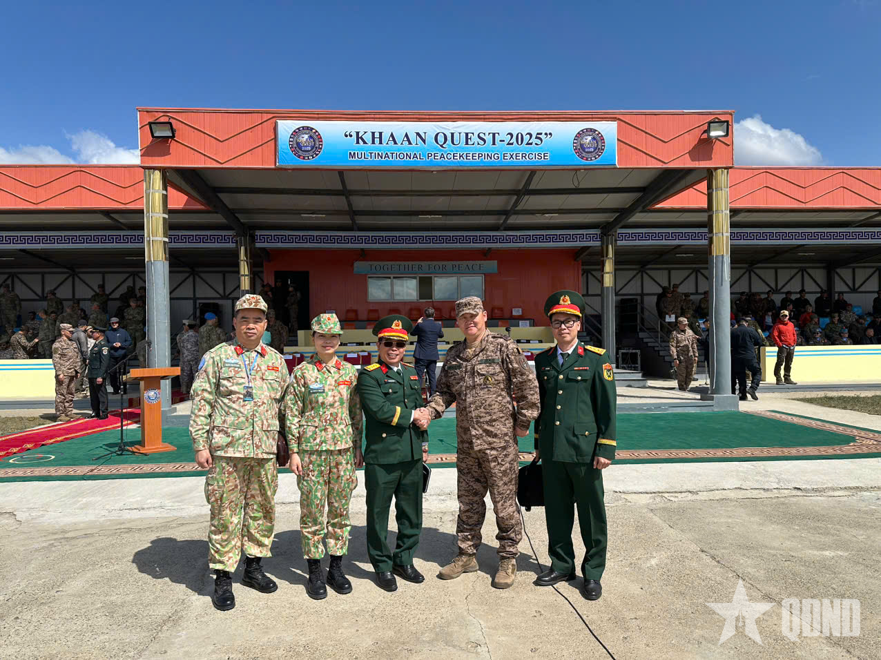 Việt Nam tham gia Diễn tập hòa bình đa quốc gia Khaan Quest 2025 tại Mông Cổ