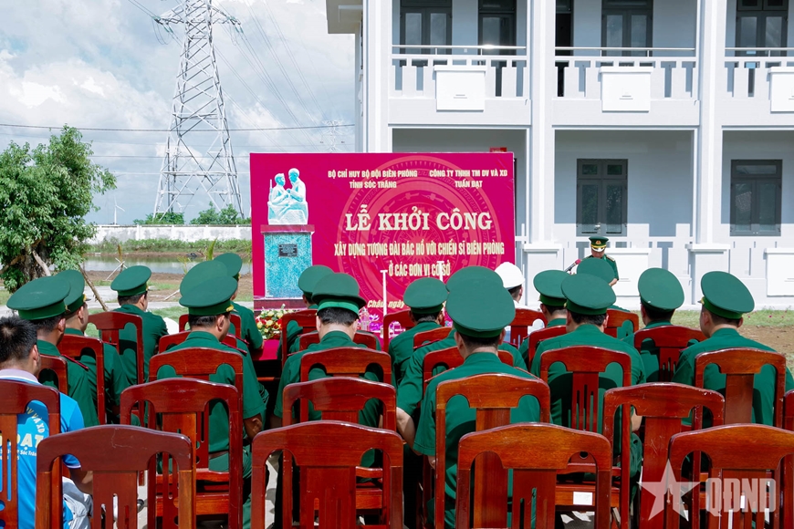 Sóc Trăng: Khởi công xây dựng tượng đài “Bác Hồ với chiến sĩ Biên phòng”