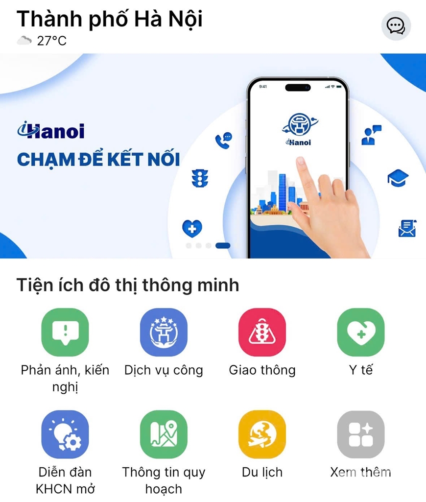 Hà Nội: Tích hợp tiếp nhận phản ánh vi phạm giao thông qua Ứng dụng iHanoi