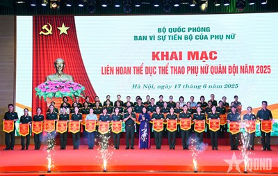 Liên Hoan TDTT Phụ Nữ Quân Đội 2025: Thượng Tướng Lê Huy Vịnh Khai Mạc, Khích Lệ Quyết Tâm Vươn Mới!