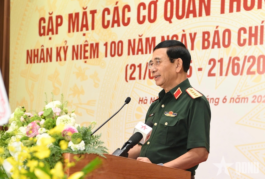 Quân ủy Trung ương - Bộ Quốc phòng gặp mặt các cơ quan thông tấn, báo chí