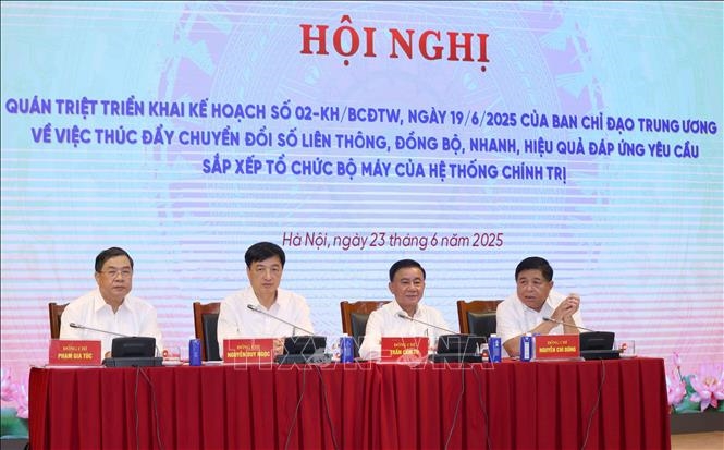 Thường trực Ban Bí thư Trần Cẩm Tú: Thực hiện chủ trương tinh gọn bộ máy với chuyển đổi số liên thông, đồng bộ