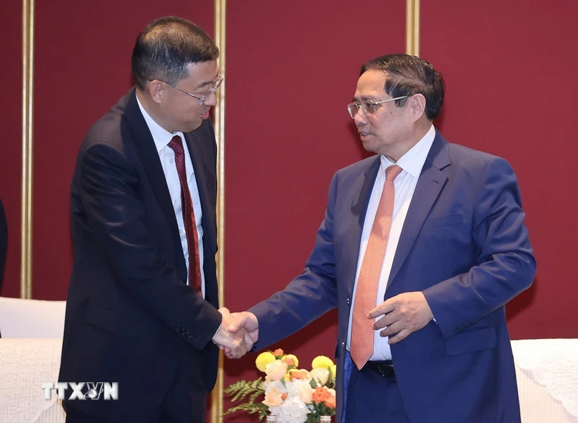 Thủ tướng Phạm Minh Chính làm việc với các tập đoàn lớn của Trung Quốc
