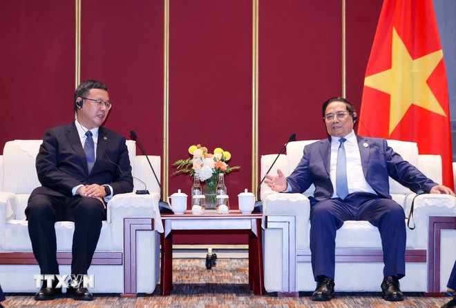 Thủ tướng Phạm Minh Chính làm việc với các tập đoàn lớn của Trung Quốc