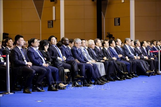 Thủ tướng Phạm Minh Chính dự phiên khai mạc toàn thể Hội nghị WEF Thiên Tân