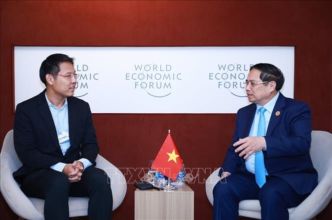 Thủ tướng Phạm Minh Chính làm việc với các tập đoàn và quỹ đầu tư phát triển công nghệ
