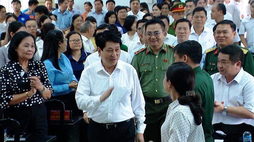 Chủ tịch nước Lương Cường tiếp xúc cử tri TP Hồ Chí Minh sau Kỳ họp thứ chín, Quốc hội khóa XV