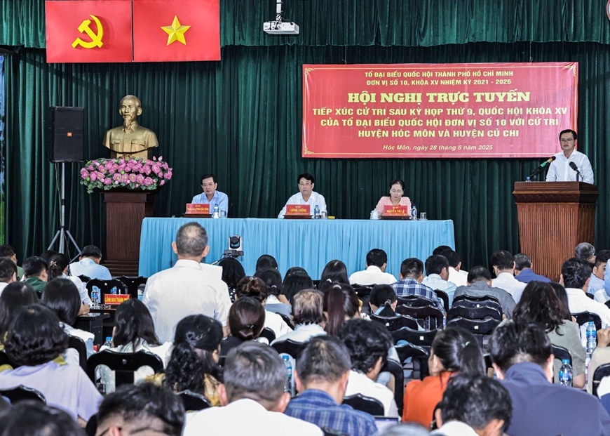 Chủ tịch nước Lương Cường tiếp xúc cử tri TP Hồ Chí Minh sau Kỳ họp thứ chín, Quốc hội khóa XV