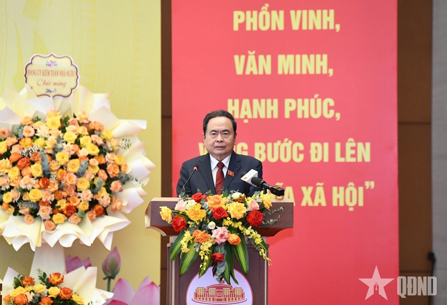 Chủ tịch Quốc hội Trần Thanh Mẫn dự Đại hội Đảng bộ Ủy ban Pháp luật và Tư pháp của Quốc hội lần thứ I