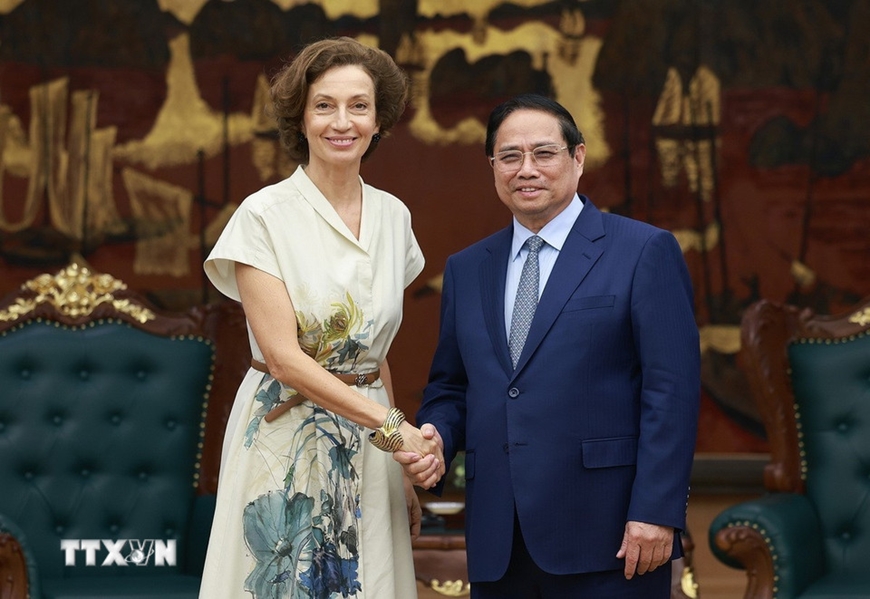 Thủ tướng Phạm Minh Chính đề nghị UNESCO tiếp tục ghi danh hồ sơ và bảo tồn các di sản văn hóa của Việt Nam