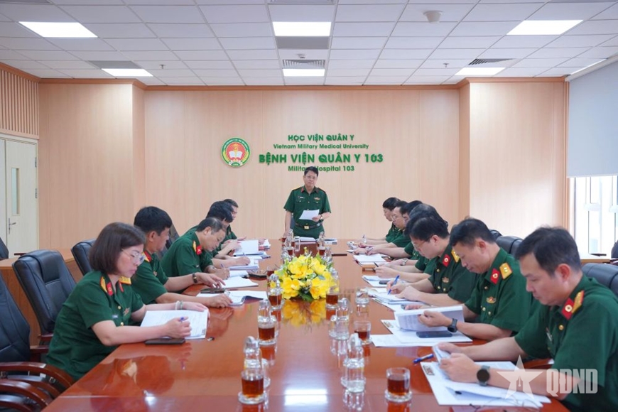 Đảng ủy Bệnh viện Quân y 103 ra nghị quyết lãnh đạo thực hiện nhiệm vụ 6 tháng cuối năm 2025