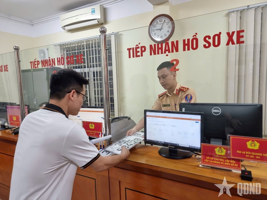 Các điểm đăng ký xe trên địa bàn TP Hà Nội từ ngày 1-7-2025