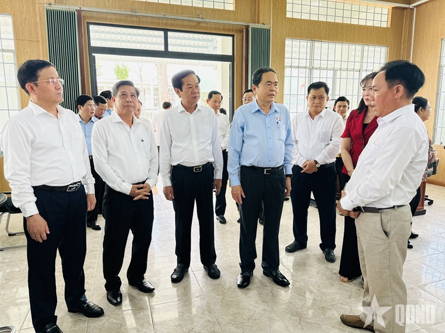 Chủ tịch Quốc hội Trần Thanh Mẫn tiếp xúc cử tri TP Cần Thơ sau Kỳ họp thứ chín, Quốc hội khóa XV