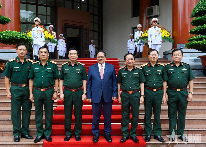 Thủ tướng Phạm Minh Chính dự Hội nghị Quân chính toàn quân 6 tháng đầu năm 2025