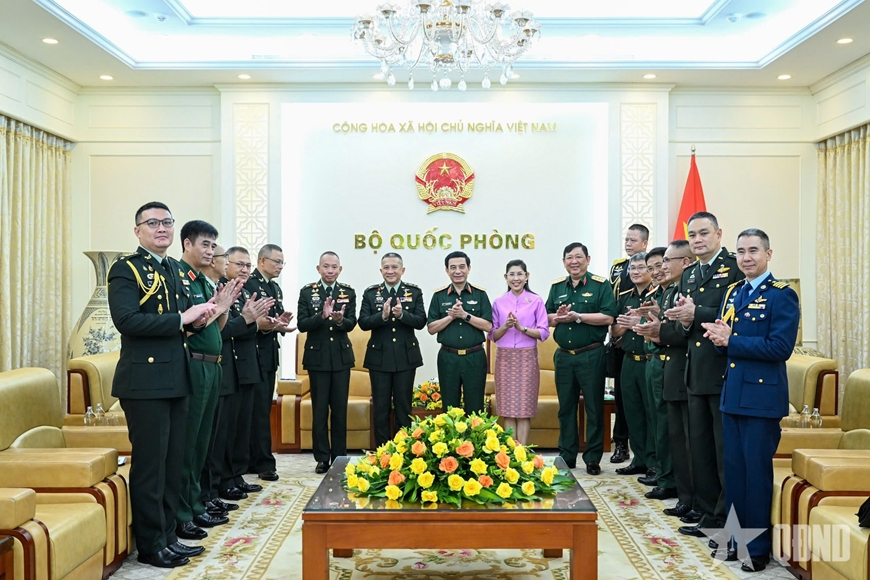 Đại tướng Phan Văn Giang tiếp Tư lệnh Lực lượng Quốc phòng Thái Lan