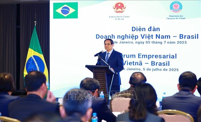 Thủ tướng Phạm Minh Chính dự Diễn đàn doanh nghiệp Việt Nam - Brazil